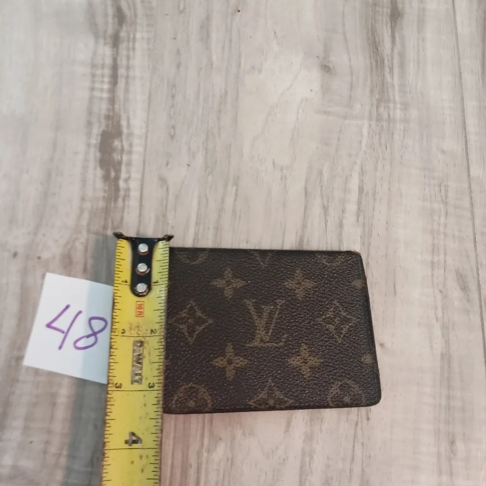 Auth Louis Vuitton Monogram Visible Pass Case Porte 2 Cartes Vertical
